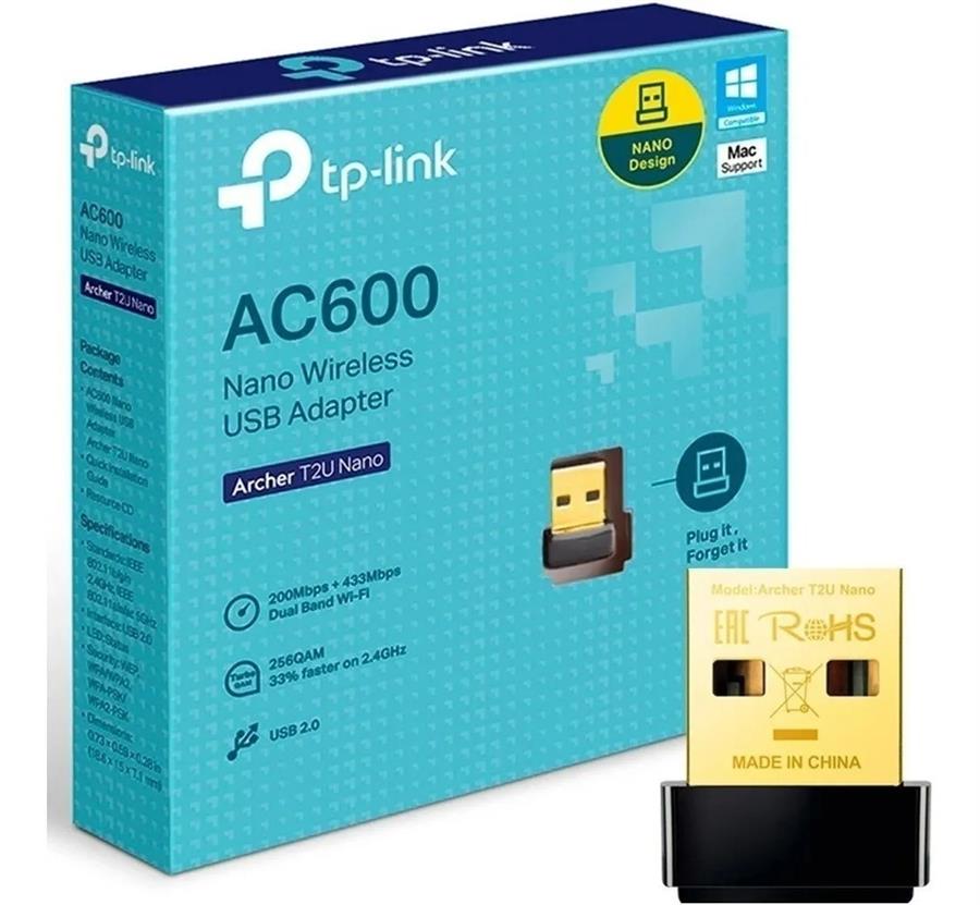 RECEPTOR WIFI AC600 TP LINK