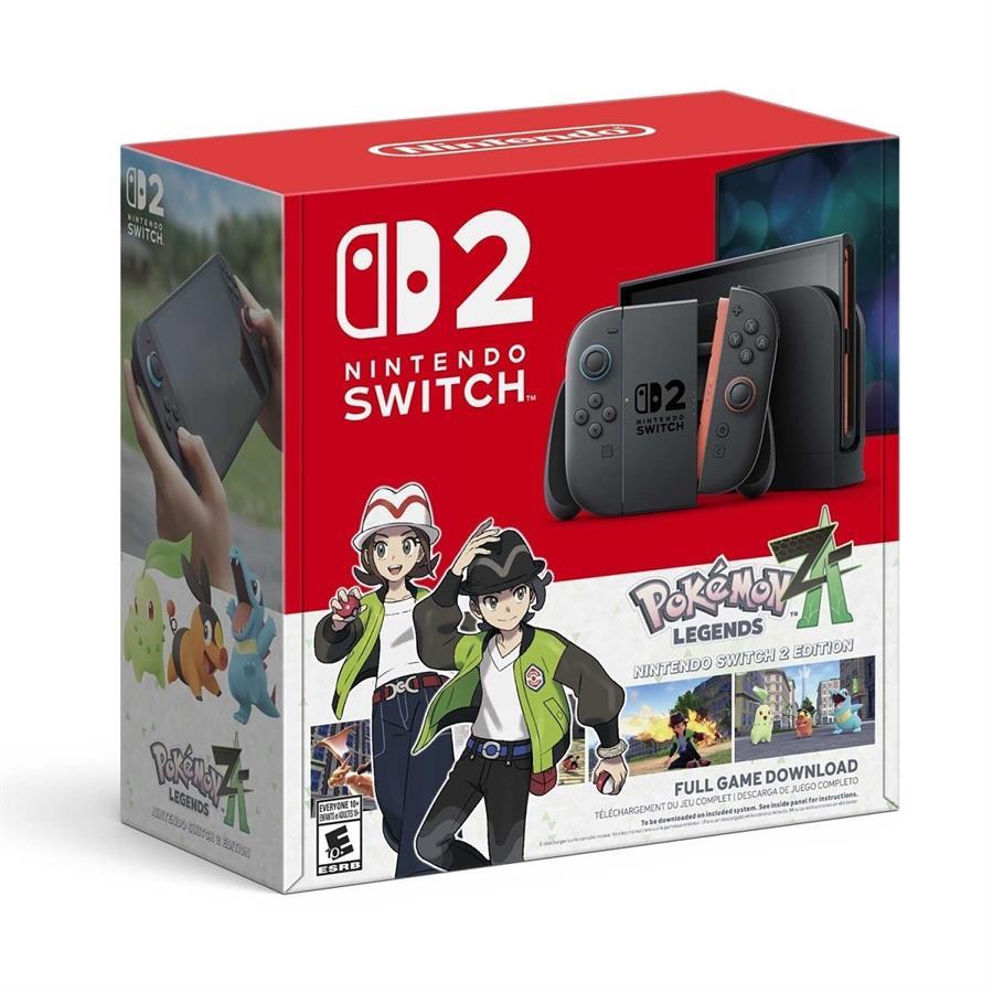 CONSOLA NINTENDO SWITCH 2 BUNDLE POKEMON Z  (VERSION AMERICANA) ENTREGA 24/48 HS