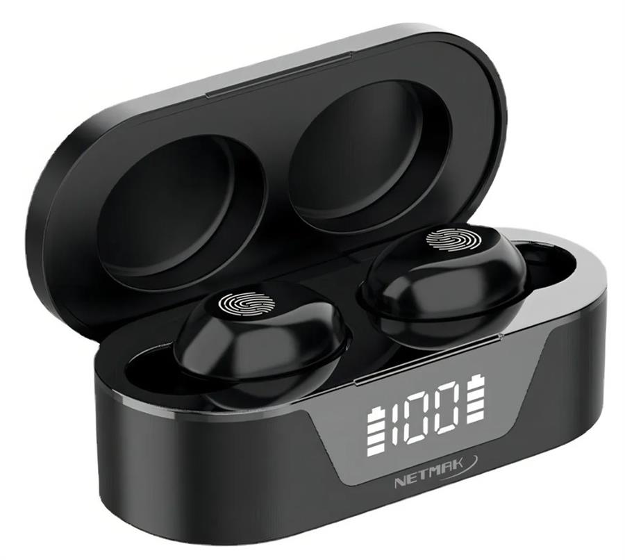 AURICULAR BLUETOOTH NETMAK BIZA