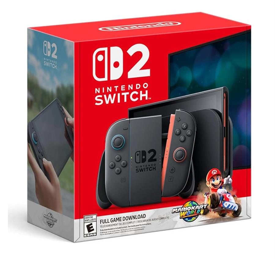 CONSOLA NINTENDO SWITCH 2 BUNDLE MARIO KART WORLD (VERSION AMERICANA)      ENTREGA 24/48 HS
