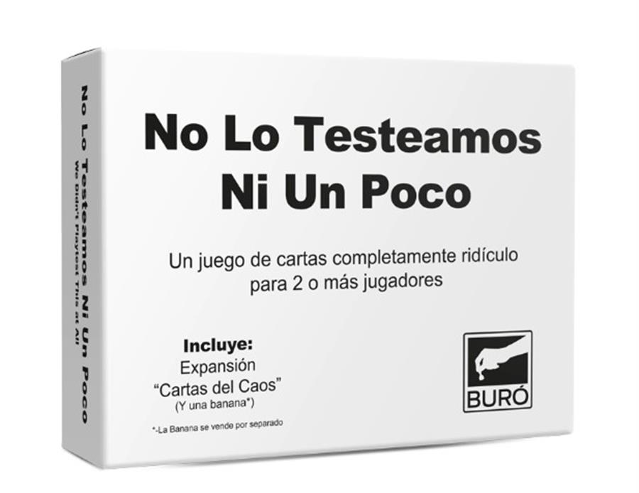 NO LO TESTEAMOS NI UN POCO