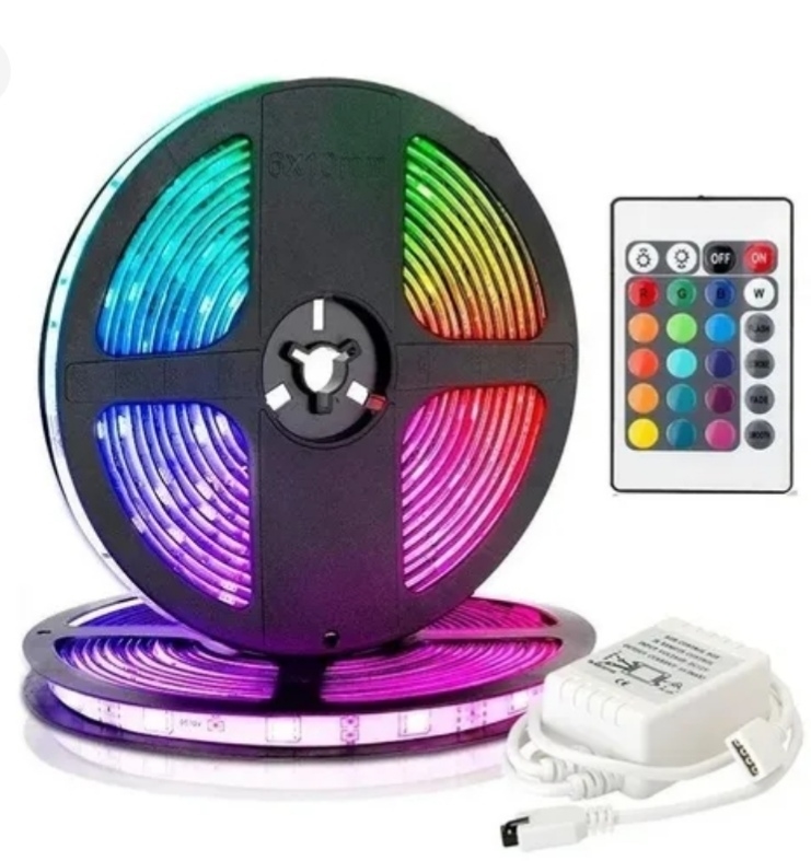 TIRA LED 5 MT CON CONTROL REMOTO