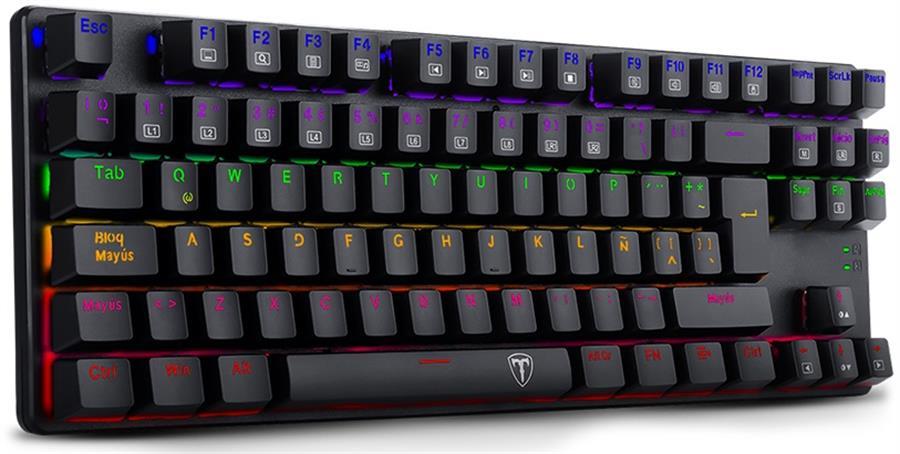 TECLADO MECANICO T DAGGER BORA BLACK SWITCH RED