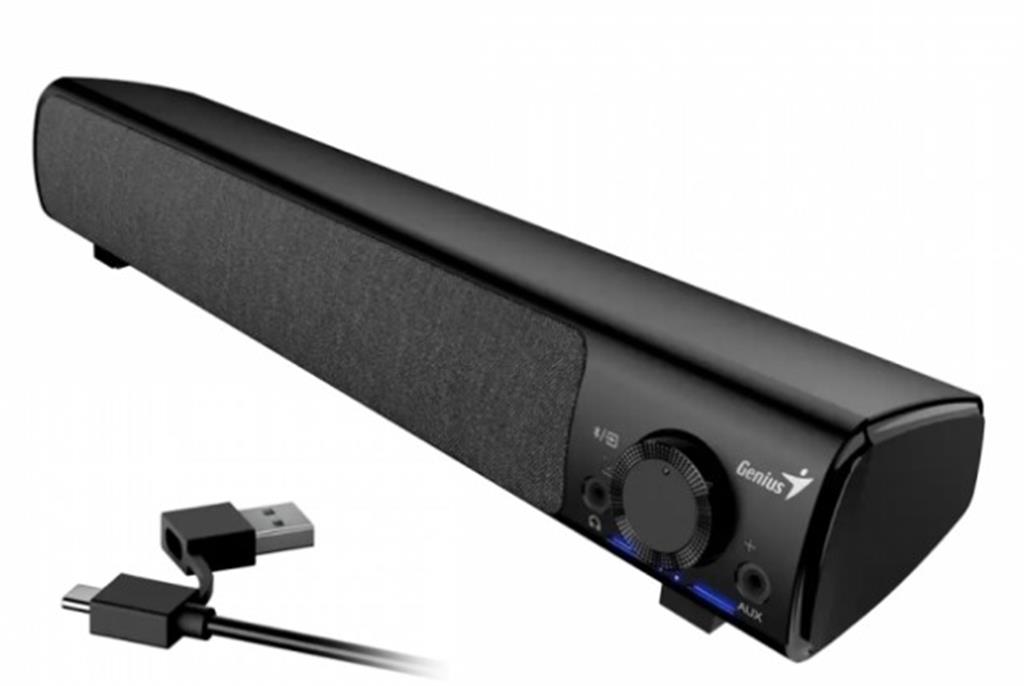 PARLANTE GENIUS SOUNDBAR 220BT BLACK GRAY
