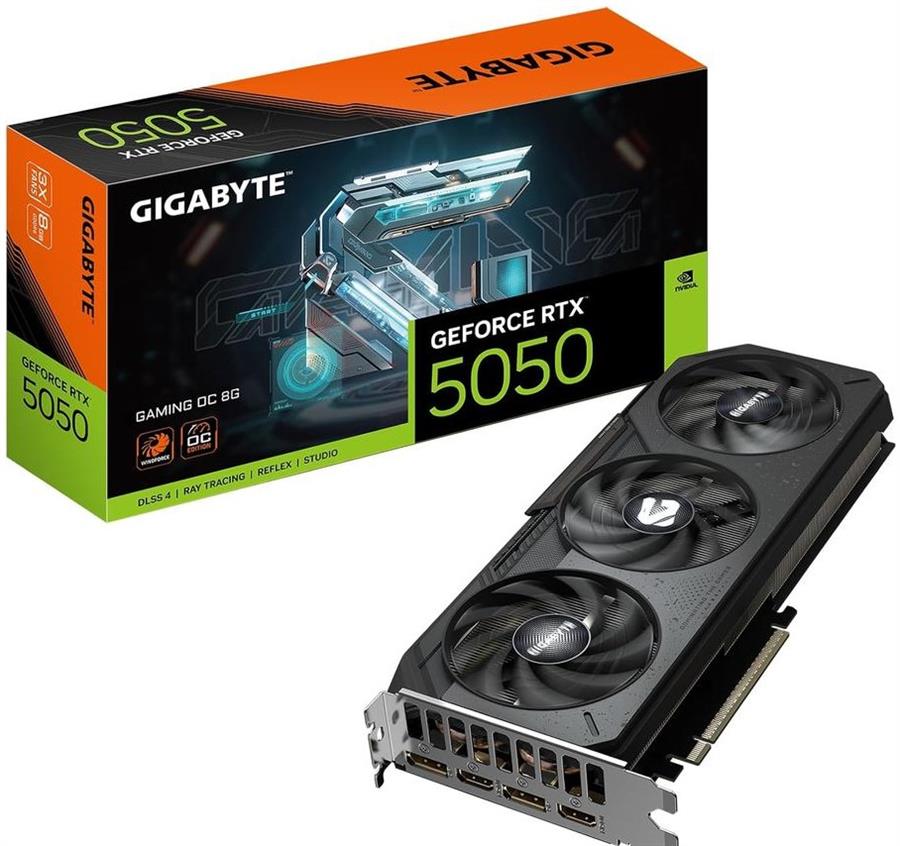 PLACA DE VIDEO GIGABYTE RTX 5050 GAMING OC 8 GB
