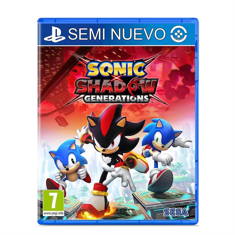SONIC SHADOW GENERATIONS SEMI NUEVO PS4