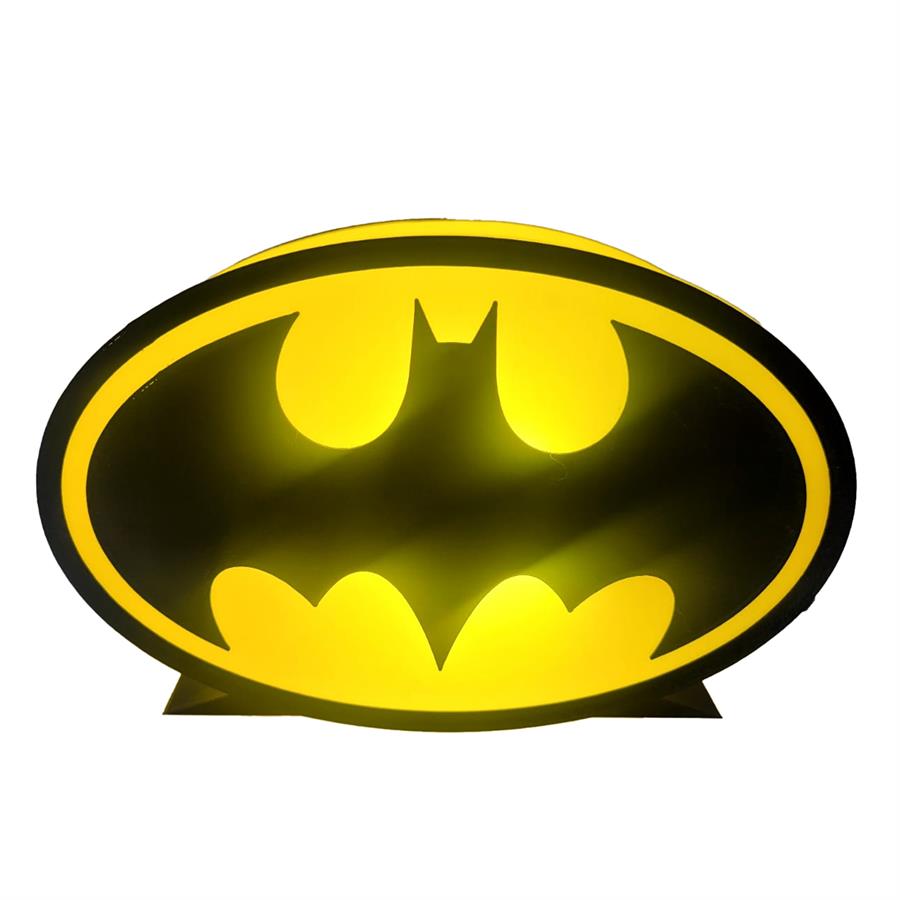 LAMPARA VELADOR LOGO BATMAN