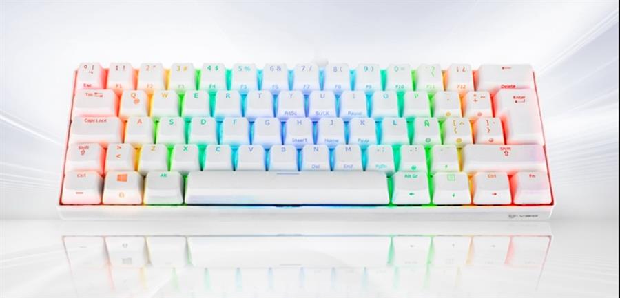 TECLADO MECANICO 60% VSG MINTAKA WHITE